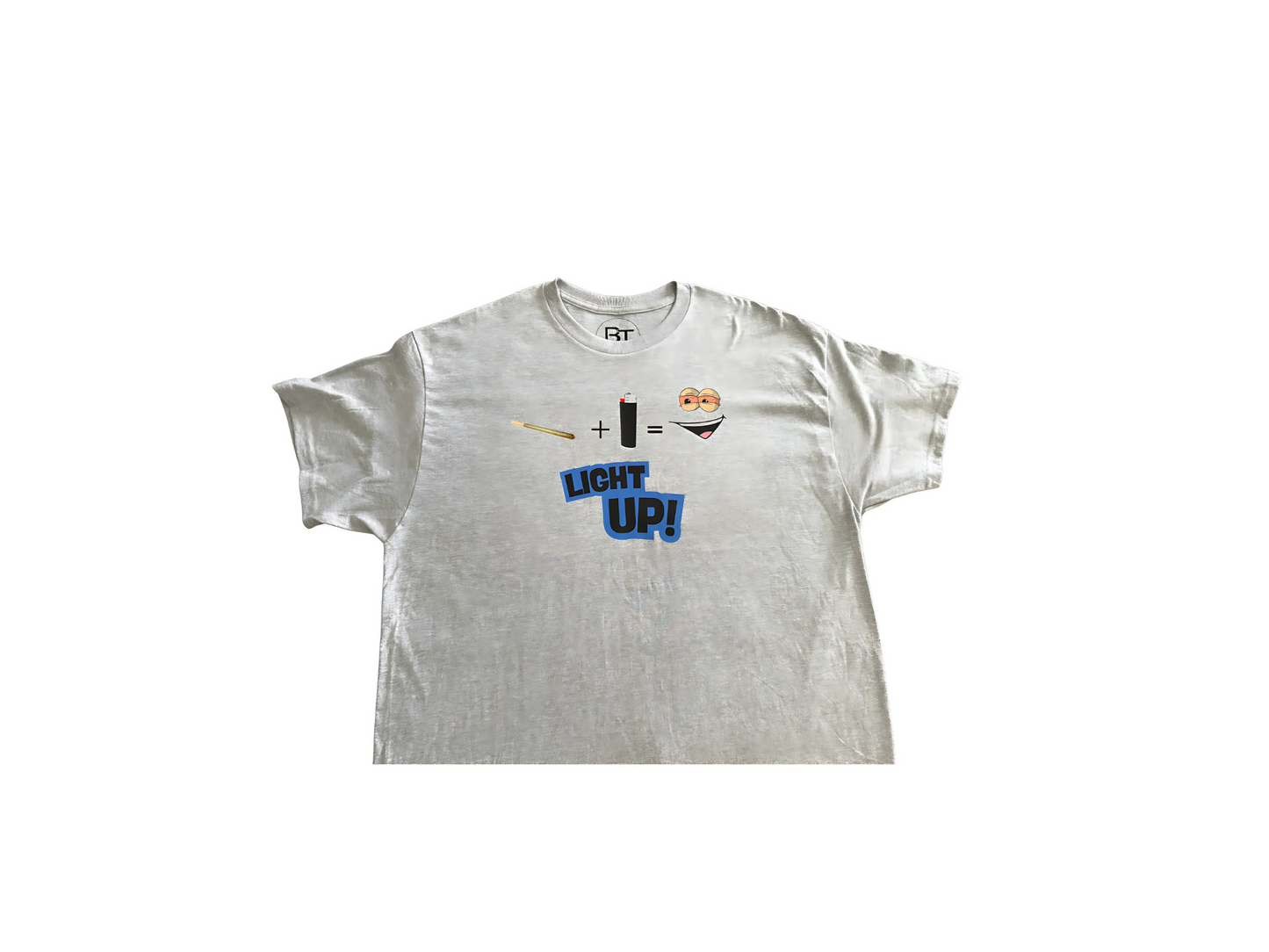 Custom light up t-shirts featuring playful graphics and bright colors for fun events